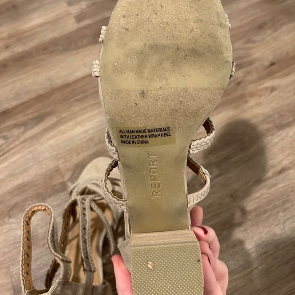REPORT Paula Sandal Block Heel Womens Size 8 - Picture 5 of 6